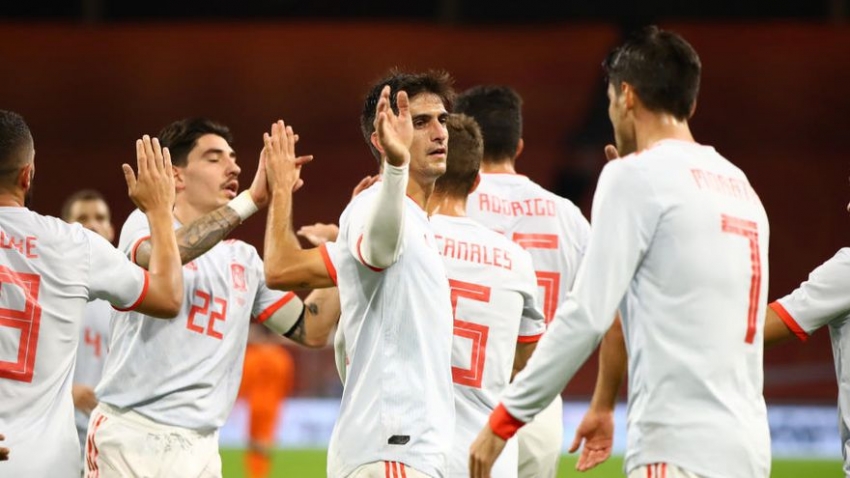 Penilaian sepak bola, Swiss vs Spanyol, Nations League