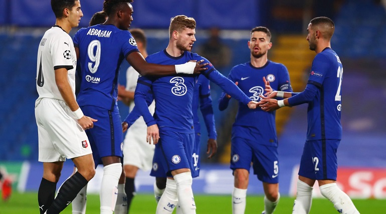 Penilaian sepak bola, Chelsea vs Rennes, Liga Champions, Piala Piala