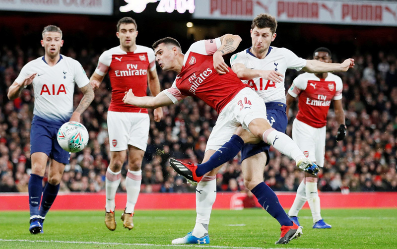 Penilaian sepak bola, Tottenham vs Arsenal, Liga Premier