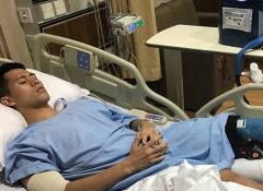 Vietnam's Dinh Trong got a successful surgery in Singapore