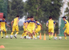 U22 Vietnam’s serious force shortage in the first training session