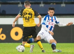 Doan Van Hau happily shares about his first match in Heerenveen