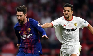 Messi lập hat-trick, Barca ngược dòng trên sân của Sevilla Messi lập hat-trick, Barca ngược dòng trên sân của Sevilla