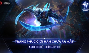Liên Quân Mobile: Sở hữu trang phục Nakroth khiêu chiến AIC 2018 khi xem đấu giải Liên Quân Mobile: Sở hữu trang phục Nakroth khiêu chiến AIC 2018 khi xem đấu giải