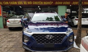 Chưa ra mắt, Hyundai Santafe 2019 đã vi vu trên phố Hà Nội Chưa ra mắt, Hyundai Santafe 2019 đã vi vu trên phố Hà Nội