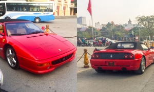 Ferrari F355 Spider độc nhất lăn bánh trên đường phố Việt Nam Ferrari F355 Spider độc nhất lăn bánh trên đường phố Việt Nam