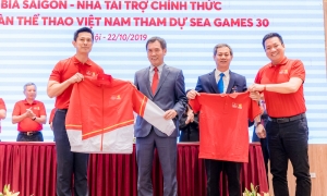 Bia Sài Gòn tài trợ đoàn Thể thao Việt Nam tại SEA Games 30 Bia Sài Gòn tài trợ đoàn Thể thao Việt Nam tại SEA Games 30