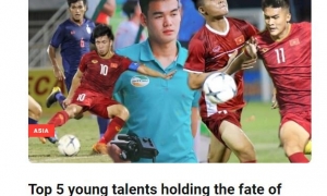 Báo châu Á: '5 sao mai này sẽ nắm vận mệnh bóng đá Việt Nam' Báo châu Á: '5 sao mai này sẽ nắm vận mệnh bóng đá Việt Nam'