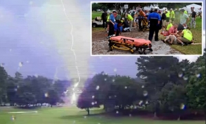 6 CĐV bị sét đánh tại giải golf chuyên nghiệp ở Mỹ 6 CĐV bị sét đánh tại giải golf chuyên nghiệp ở Mỹ