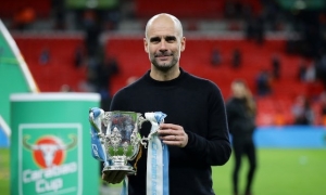 Pep mơ về kỳ tích lịch sử sau hattrick Cúp Liên đoàn Pep mơ về kỳ tích lịch sử sau hattrick Cúp Liên đoàn