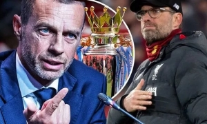 Chủ tịch UEFA: 'Liverpool phải được trao chức vô địch' Chủ tịch UEFA: 'Liverpool phải được trao chức vô địch'