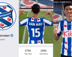 Heerenveen’s Facebook page soars after Doan Van Hau’s transfer Heerenveen’s Facebook page soars after Doan Van Hau’s transfer