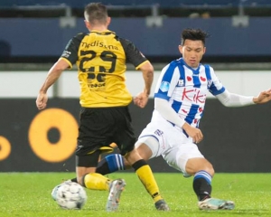 Doan Van Hau happily shares about his first match in Heerenveen Doan Van Hau happily shares about his first match in Heerenveen