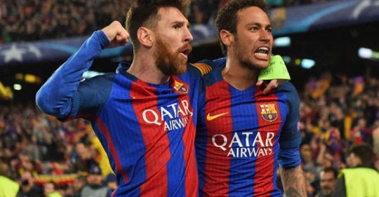 Messi và Neymar thuở còn làm đồng đội. Ảnh: Getty Lionel Messi, Neymar, Barcelona, Chuyển nhượng
