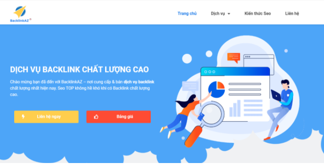 BacklinkAZ là đơn vị cung cấp backlink cực kỳ chất lượng 