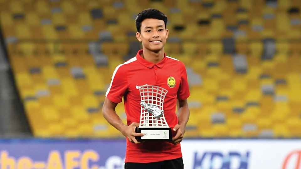 Luqman đang là tài năng trẻ sáng giá nhất bóng đá Malaysia hiện tại. Ảnh: Stadiumastra sao mai Đông Nam Á, Bỉ, Luqman, Công Phượng, KV Kortrjik