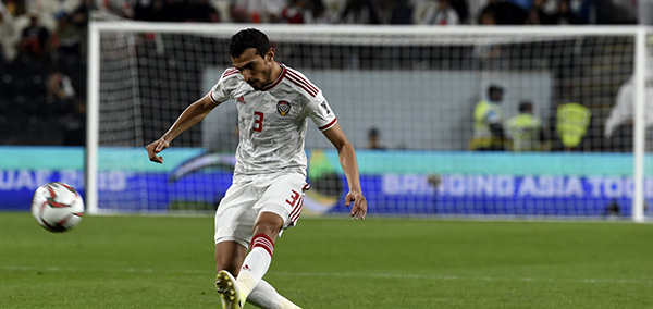 Walid Abbas cùng đồng đội đang đứng đầu bảng G vòng loại World Cup 2022. Ảnh: AFC Thái Lan, UAE, Thái Lan vs UAE, vòng loại World Cup 2022, Abbas, bảng G vòng loại World Cup 2022