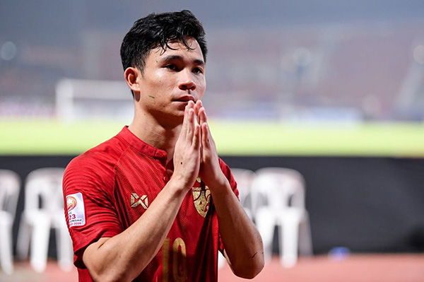 Supachok Sarachat chỉ giành hạng ba cuộc bình chọn bàn thắng đẹp nhất U23 châu Á 2020 supachok sarachat u23 thai lan vck u23 chau a 2020