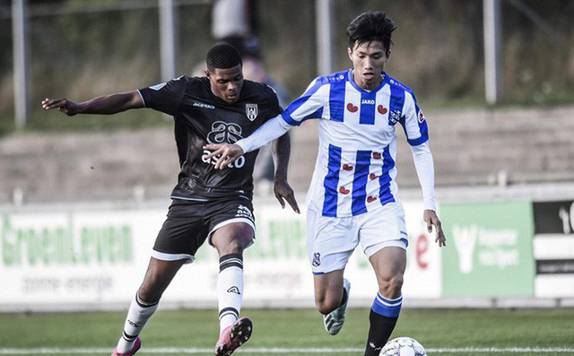 Đoàn Văn Hậu tiếp tục được thi đấu chính thức cho Jong Heerenveen doan van hau jong heerenveen