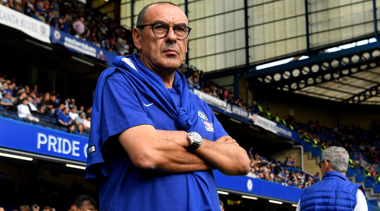 Nếu Chelsea để thua Man United, Sarri rất dễ bị sa thải Maurizio Sarri, Sarri, Chelsea, sa thải, MU, FA Cup, Man City, Kante, Gary Cahill, Premier League