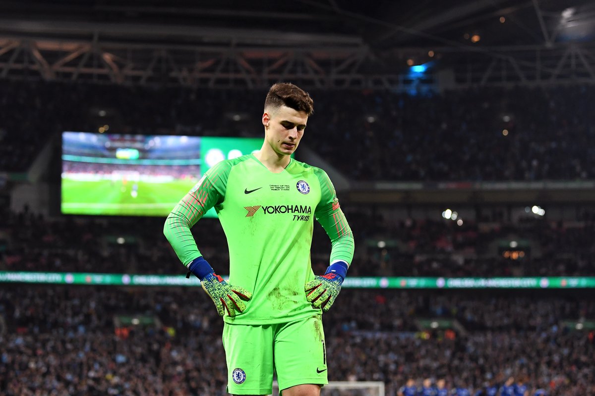 Kepa bị trừng phạt bởi HLV Sarri Kepa, Kepa làm phản, Kepa bị trừng phạt, Kepa dự bị, Sarri, Kepa và Sarri, Chelsea