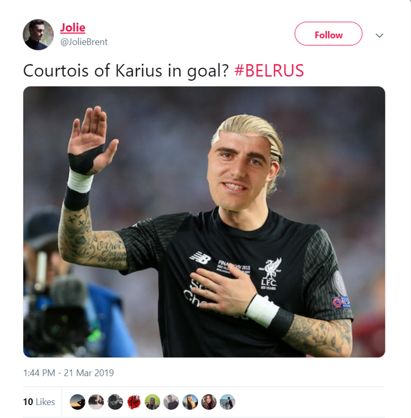 Courtois bị so sánh với thảm họa Karius Courtois, Courtois thảm họa, Courtois mắc sai lầm, Bỉ vs NGa, Bỉ 3-1 Nga