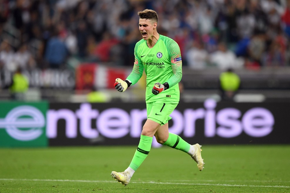 Kepa là thủ môn xuất sắc nhất giải Europa League, cúp c2, chung kết c2, đh tiêu biểu cúp c2, đhtb europa league, đội hình tiêu biểu, chelsea