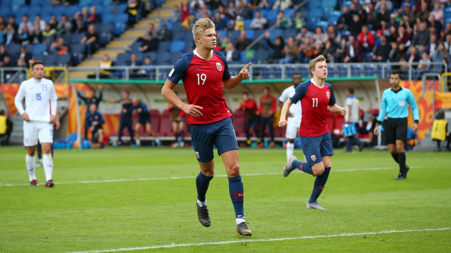 Haaland ghi tới 9 bàn thắng trong một trận đấu U20 World Cup, cầu thủ ghi 9 bàn, Erling Haland, U20 thế giới, Na Uy, Solskjaer, mục tiêu MU, MU