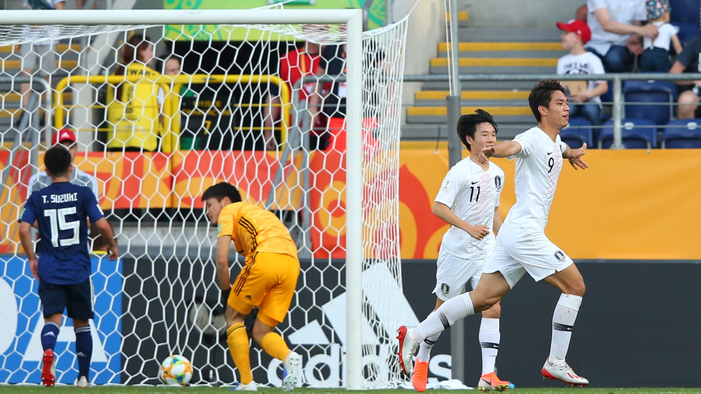 U20 Hàn Quốc ghi bàn thắng muộn kết quả U20 Nhật Bản vs U20 Hàn Quốc, U20 Nhật Bản vs U20 Hàn Quốc, U20 World Cup, U20 thế giới, U20 nhật bản, u20 hàn quốc
