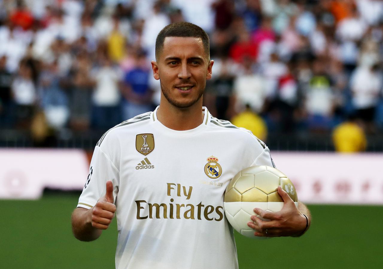 Hazard sẽ là cấu thủ đắt giá nhất Real Madrid hazard, real madrid, hazard ra mắt real, chelsea, hazard hôn logo real, chuyển nhượng, bom tấn hè