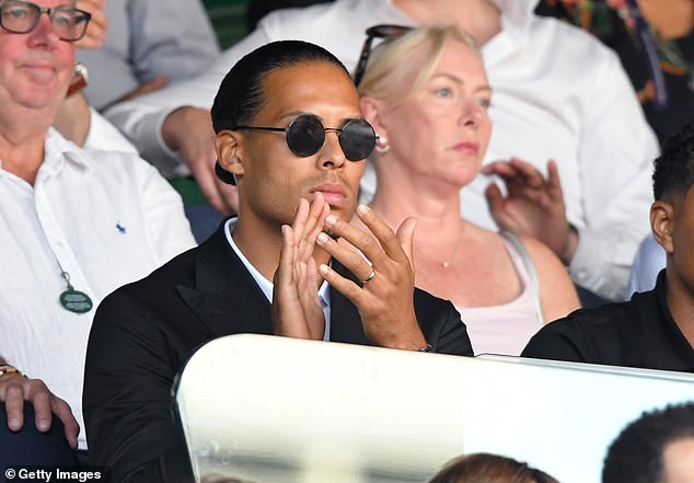 Virgil Van Dijk Federer vs Nadal, Sir Alex, Beckham, Wimbledon, Federer, Nadal, quần vợt, tennis