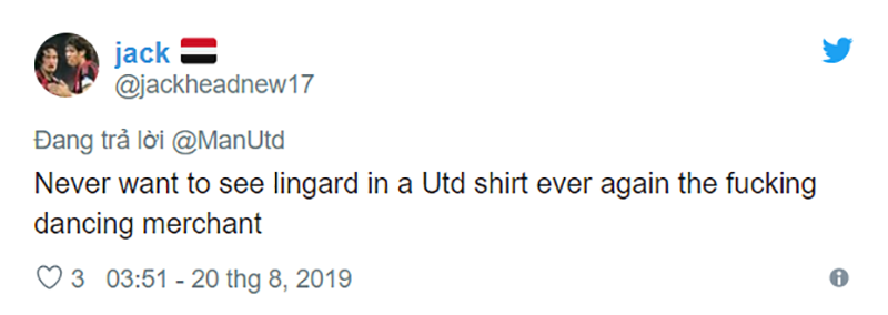'Không muốn thấy Lingard xuất hiện trong đội hình MU thêm một lần nào nữa'. Ảnh chụp màn hình MU, Man Utd, CĐV Man Utd, CĐV MU, CĐV MU chỉ trích Lingard, Pogba, Lingard, Pogba penalty, MU hòa Wolves