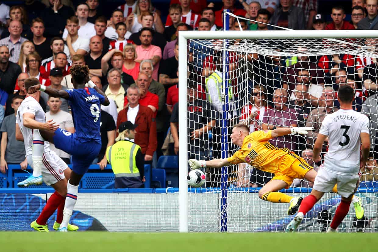 Abraham tỏa sáng nhưng không thể giúp Chelsea có 3 điểm. Ảnh: The Guardian kết quả Chelsea vs Sheffield, Chelsea vs Sheffield, chelsea, kết quả Ngoại hạng Anh, link xem Chelsea vs Sheffield