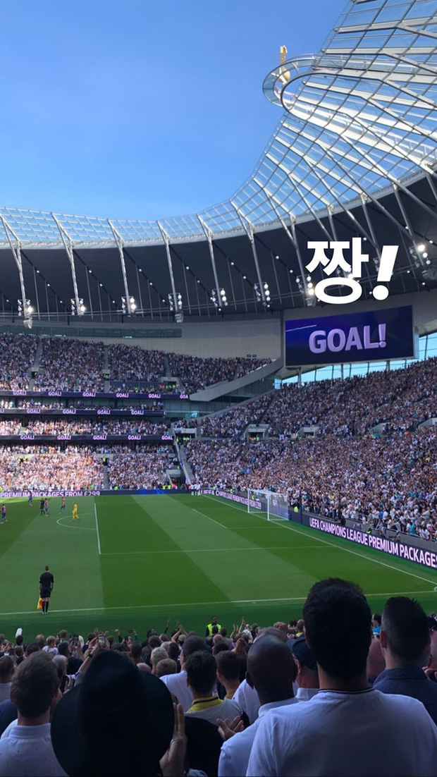 Si Soo khoe ảnh đi cổ vũ Tottenham của Son Heung-min Son Heung-min, Son Heung-min hẹn hò, Ji Soo, Black Pink, Tottenham, người yêu Son Heung-min, Hàn Quốc, Kpop