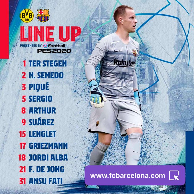 Messi không có tên trong đội hình xuất phát của Barca. Ảnh: FC Barcelona Trực tiếp Dortmund vs Barca, trực tiếp Cúp C1, Trực tiếp Champions League, Dortmund, Barca, link xem Dortmund vs Barca, Barcelona