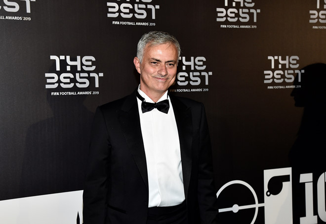 Jose Mourinho. Ảnh: FIFA FIFA The Best, trực tiếp FIFA The Best, kết quả FIFA The Best, Ronaldo, Messi, Van Dijk