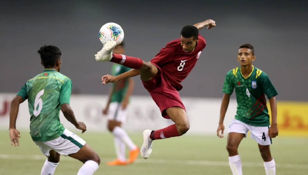 Qatar không ghi được nhiều bàn thắng. Ảnh: Internet Trực tiếp Bangladesh vs Qatar, Vòng loại World Cup 2022, Trực tiếp Vòng loại World Cup 2022, VL World Cup 2022, Qatar, Bangladesh