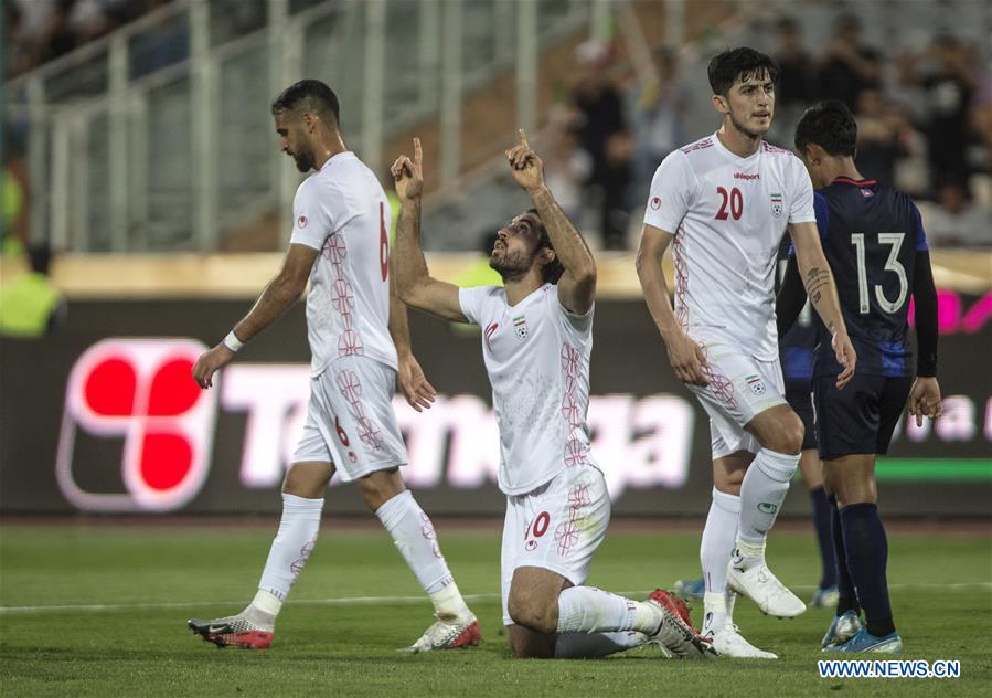 Iran đè bẹp Campuchia với tỷ số 14-0. Ảnh: Internet vòng loại World Cup 2022, kết quả vòng loại World Cup, CĐV thế giới sốc với kết quả VL World Cup, Iran 14-0 Campuchia, Việt Nam