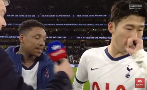 Son Heung-min ho trước ống kính. Ảnh: Internet Son Heung-min