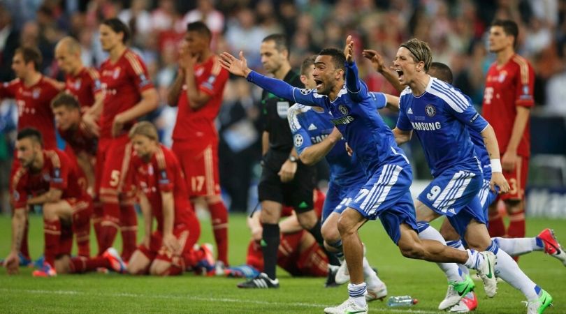 Chelsea và Bayern từng đối đầu nhau ở chung kết Champions League 2011/12. Ảnh: Internet chelsea vs bayern