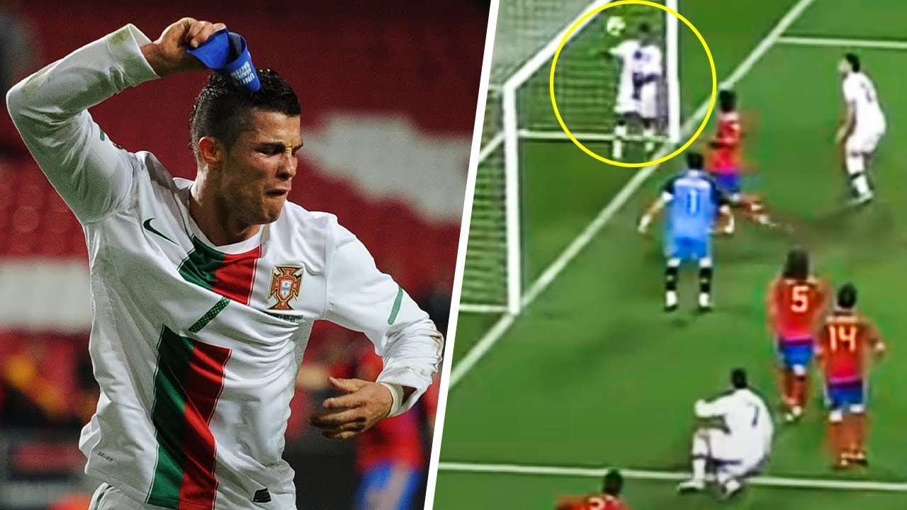 Ronaldo đã rất tức giận sau khi bị từ chối bàn thắng (Ảnh: Internet) Nani