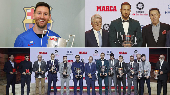 Các cá nhân được Marca vinh danh. Ảnh: Marca messi vua pha luoi