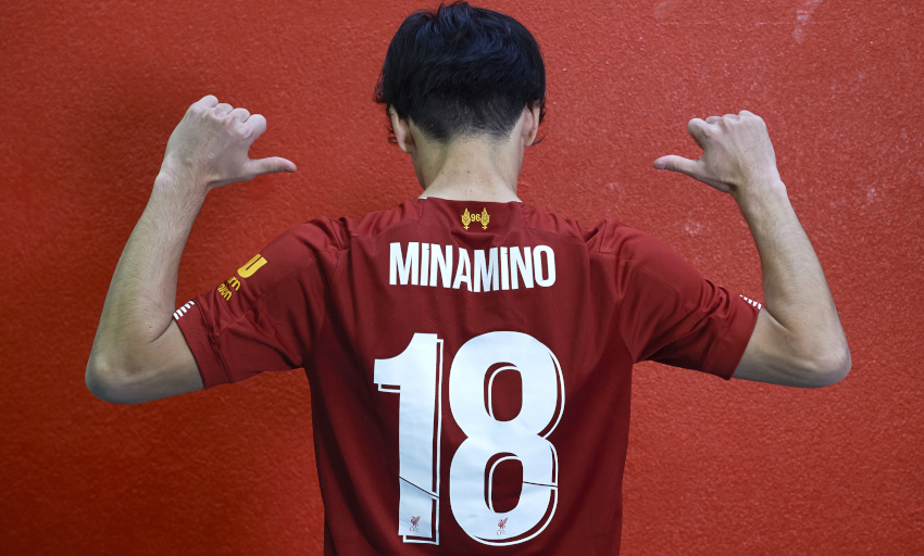 Tiền vệ Nhật Bản đã chính thức là người của Liverpool. Ảnh: Liverpool minamino đến Liverpool