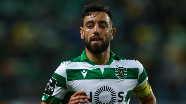 Ngôi sao Lisbon sắp là người của MU. Ảnh: Getty bruno fernandes mu
