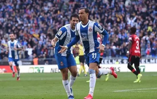 Tân binh của Espanyol. Ảnh: Sina wu lei du bi