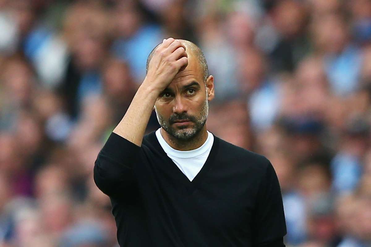 Pep nhận nhiệm vụ phải thắng. Ảnh: Getty pep real man city