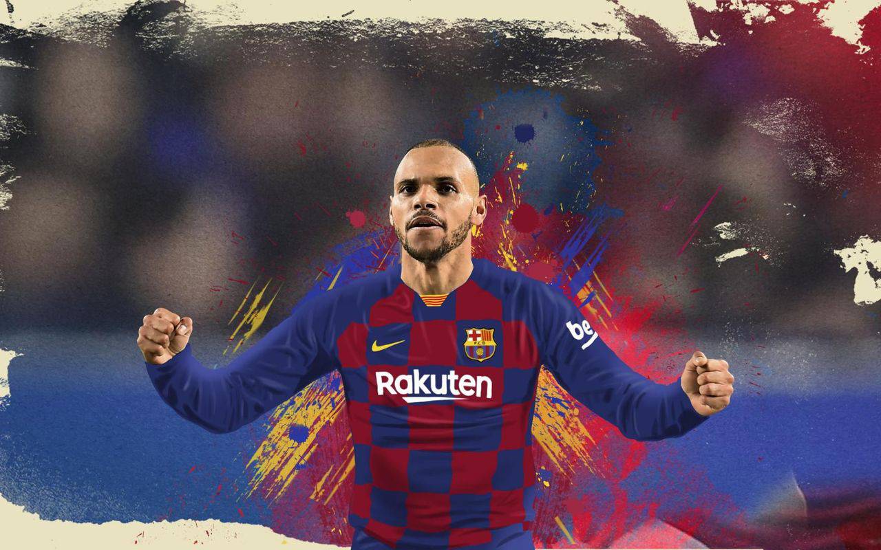 Tiền đạo tân binh của Barca. Ảnh: Barca barca tan binh