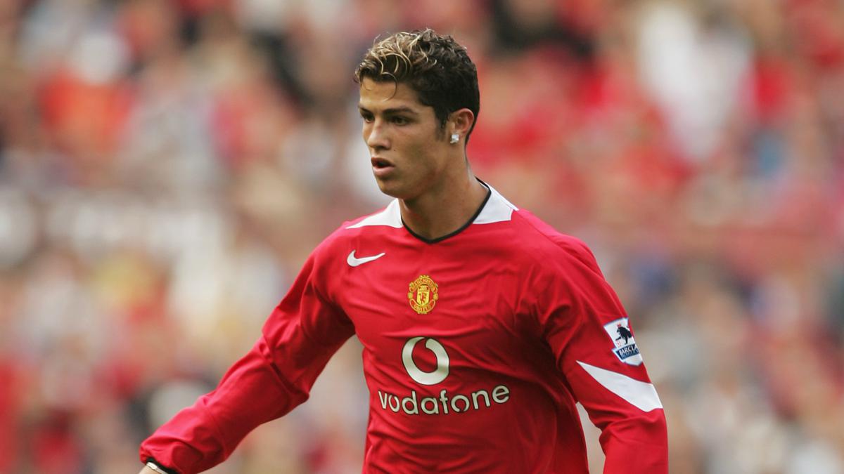 CR7 trong màu áo Quỷ đỏ. Ảnh: Getty ronaldo real