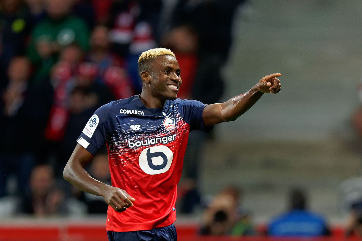 Tài năng trẻ sáng giá nhất Nigeria. Ảnh: The Sun osimhen man utd