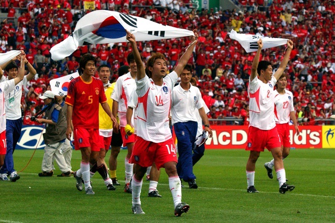 ĐT Hàn Quốc năm 2002. Ảnh: Getty han quoc 2002